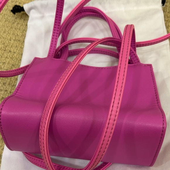 Telfar Pink Azalea mini Pink Small Shopping Bag NWOT - Picture 6 of 15